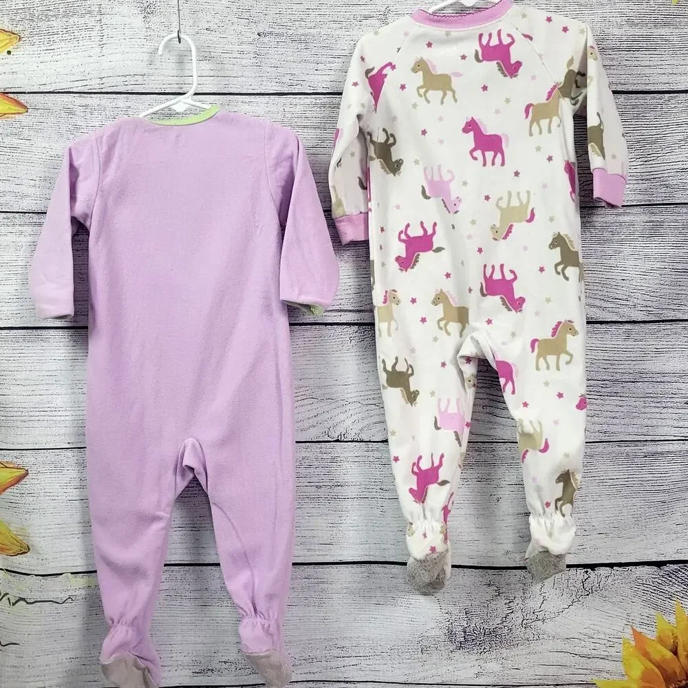 Carter's Fleece Sleeper Bundle 2 Piece Size‎ 18Mo